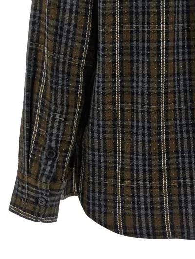 P.a.r.o.s.h Parosh Sequined Cotton Shirt In Brown