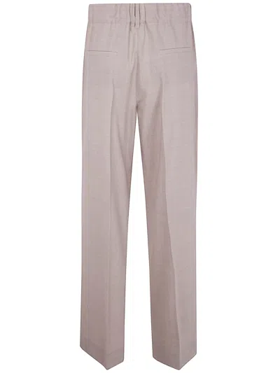 P.a.r.o.s.h Parosh Wide Leg Troseurs In Neutral