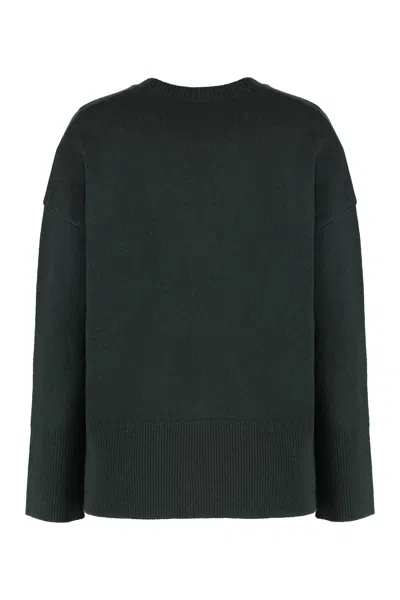 P.a.r.o.s.h Parosh Wool-blend Crew-neck Sweater In Black