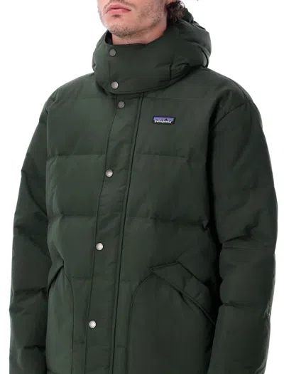 Patagonia Downdrift Recycled Down Jacket In Brown