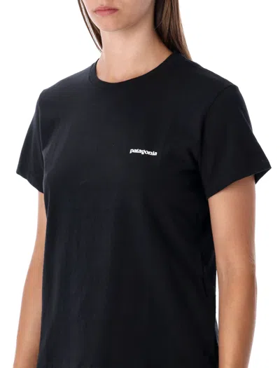 Patagonia Logo-detail Short-sleeved T-shirt In Black