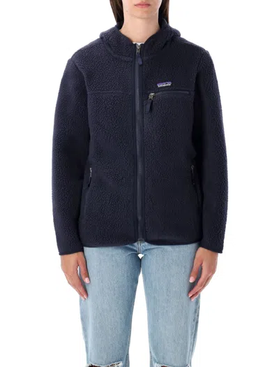 Patagonia Retro Pile Fleece Jacket In Blue