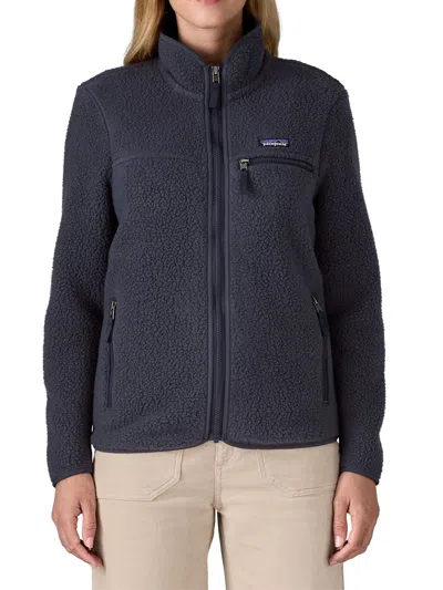 Patagonia Retro Pile Fleece Jacket In Blue