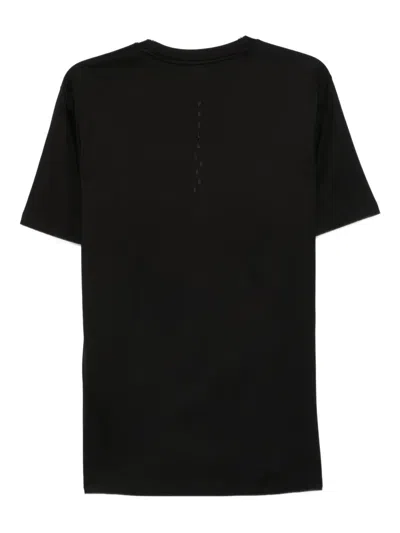 Paul & Shark Back-print Cotton T-shirt Clothing In Black