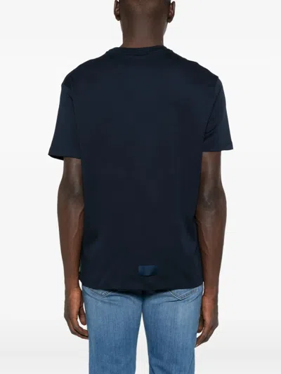 Paul & Shark Cotton T-shirt With Patch Clothing In Black