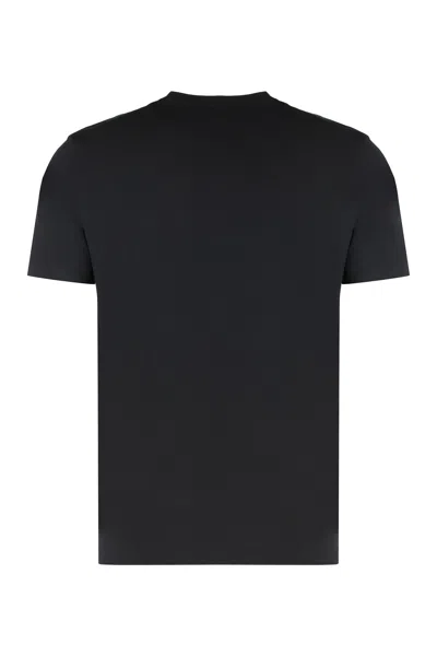 Paul & Shark T-shirt In Cotton Jersey With Logo In Black