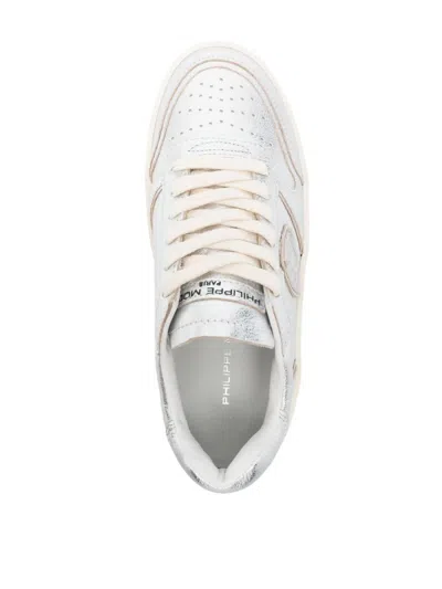 Philippe Model Paris Nice Low Sneakers In White