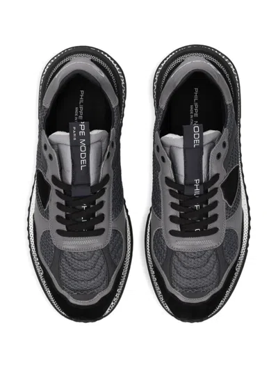 Philippe Model Casual Sneakers With Rubber Sole And Mesh