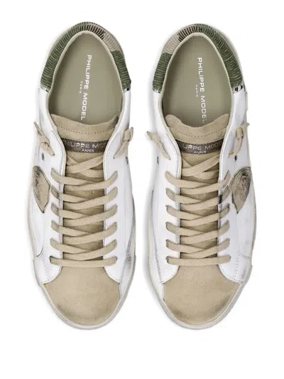 Philippe Model Prsx Low Man Sneakers Shoes In Brown