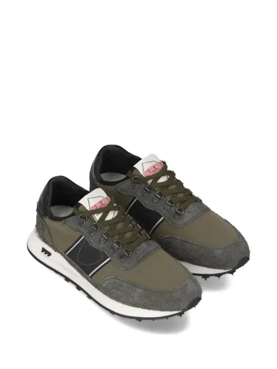 Philippe Model Paris Suede Leather Low-top Sneakers With Panels In Multi