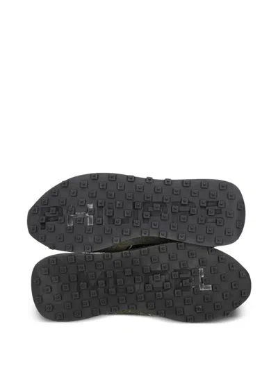 Philippe Model Paris Suede Leather Low-top Sneakers With Panels In Multi