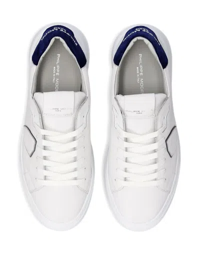 Philippe Model Paris Temple Low Man Sneakers In White