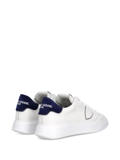 Philippe Model Paris Temple Low Man Sneakers In White