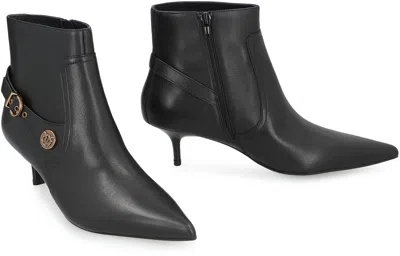 Pinko Booties With Love Birds Logo On The Strap