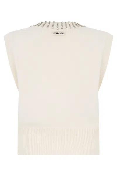 Pinko Ponziane Knitted Vest