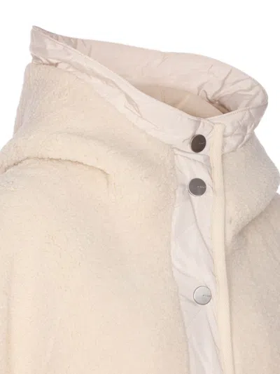 Pinko White Polyester Clothing Jackets In Neutral