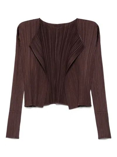 Issey Miyake Pleats Please  "monthly Colors: July" Cardigan Clothing