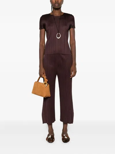 Issey Miyake Pleats Please By  "monthly Colors: July" Pants In Pink