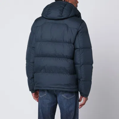 Polo Ralph Lauren Hooded Down Jacket Gorham Style In Blue