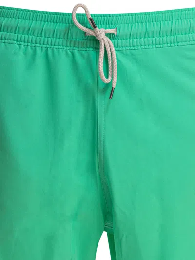 Polo Ralph Lauren 5.75-inch Traveler Classic Swim Trunk Man Swim Trunks Green Size Xxl Recycled Poly In Green