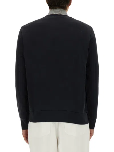 Polo Ralph Lauren Black Cotton Sweatshirt In Black