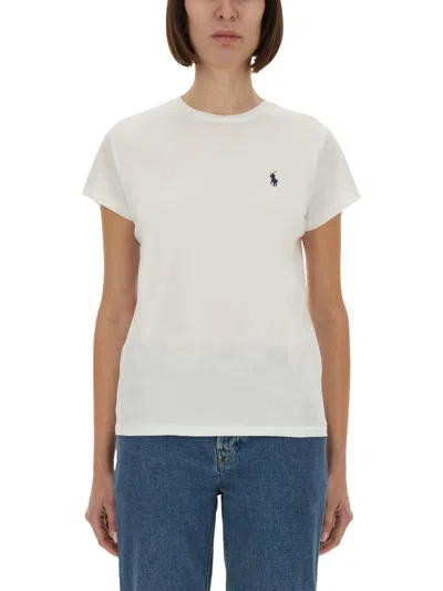 Polo Ralph Lauren Cotton Jersey T-shirt In White