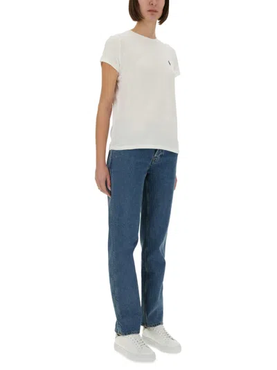 Polo Ralph Lauren Cotton Jersey T-shirt In White