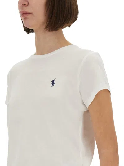 Polo Ralph Lauren Cotton Jersey T-shirt In White