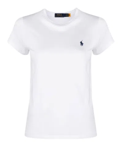 Polo Ralph Lauren Cotton Jersey T-shirt In White