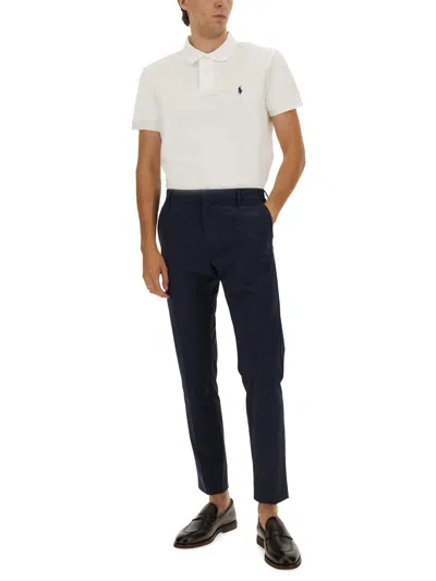 Polo Ralph Lauren Cotton Piquet Polo Shirt In White