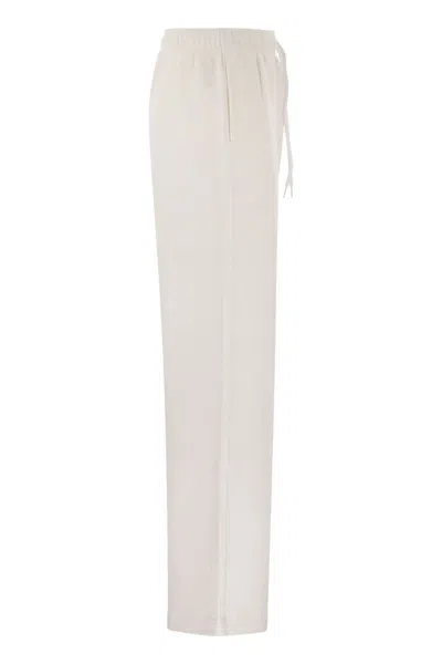 Polo Ralph Lauren Jogging Trousers With Drawstring In Gray