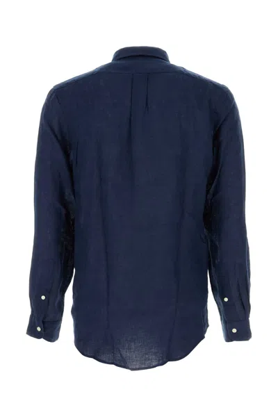 Polo Ralph Lauren Stretch Cotton Shirt In Blue