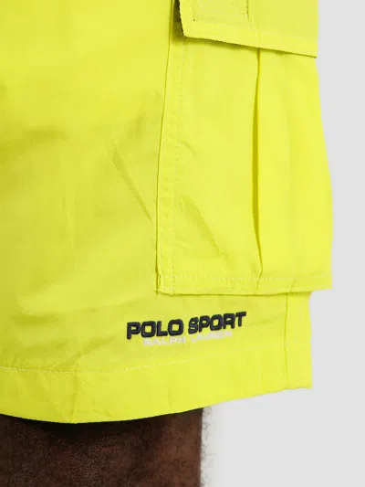 Polo Ralph Lauren Polo Sport Utility Shorts In Yellow
