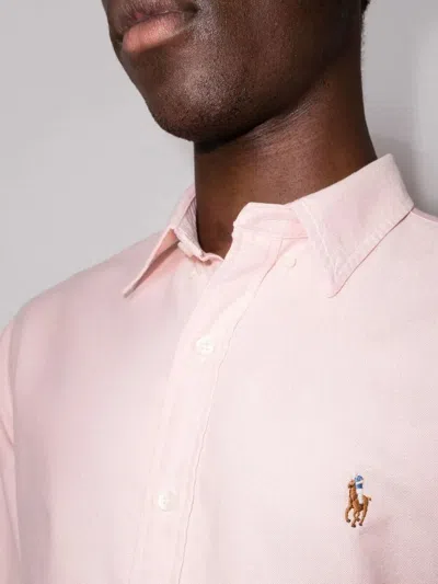 Polo Ralph Lauren Custom Fit Shirt In Pink
