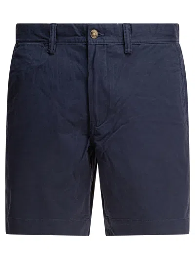 Polo Ralph Lauren Straight Fit Stretch Chino Shorts In Blue