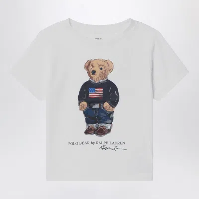 Polo Ralph Lauren White Polo Bear T-shirt