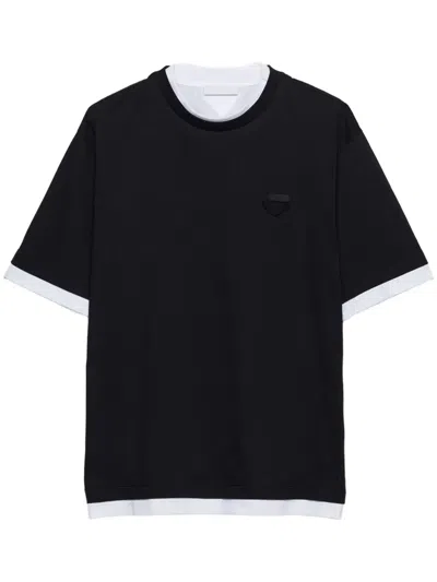 Prada Short Sleeves Crewneck T-shirt