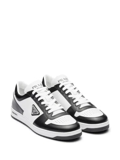 Prada Low-top Sneakers For Downtown Style In White