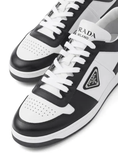 Prada Low-top Sneakers For Downtown Style In White