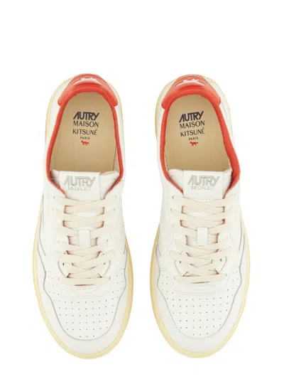 Autry X Maison Kitsune Sneakers Red
