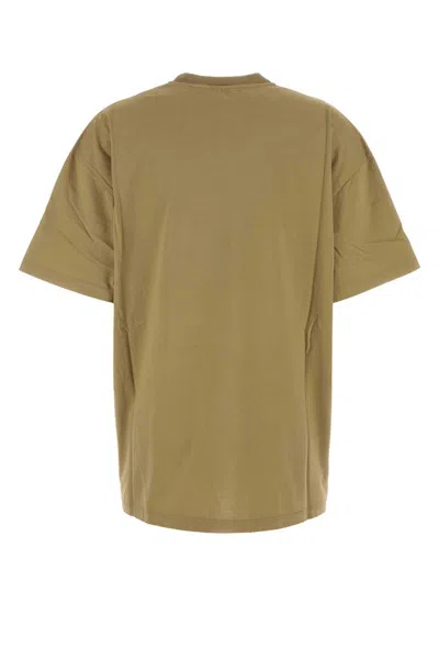 Prada Sage Green Jersey T-shirt In Brown