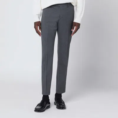 Pt Torino Trousers With Side And Back Pockets In Gray