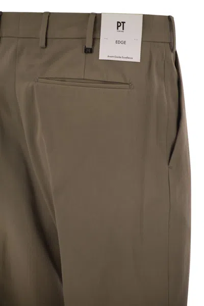 Pt Torino Rebel Beige Trousers