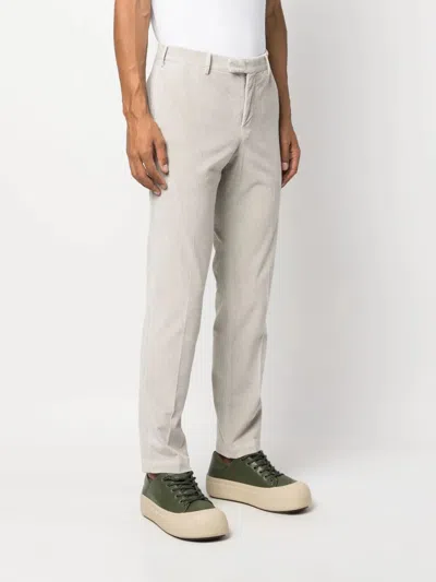 Pt01 Master Corduroy Slim-fit Trousers In White