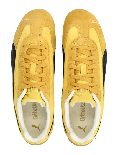 Puma Speedcat Suede Sneakers In Yellow