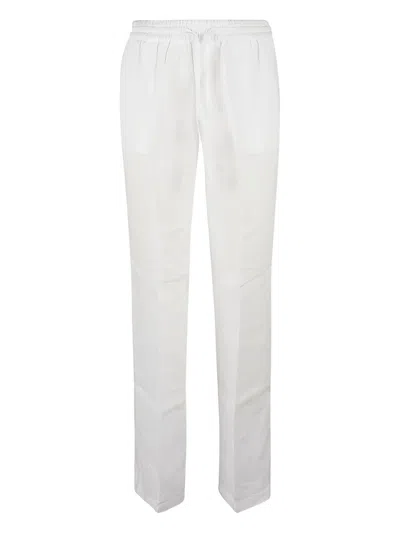 Rehash Linen Drawstring Pants In White