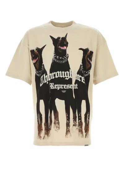 Represent Sand Cotton Thoroughbred T-shirt In Neutral
