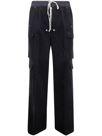 Rick Owens Drawstring Casual Pants In Black