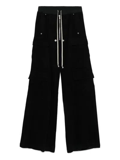 Rick Owens Drawstring Casual Pants In Black
