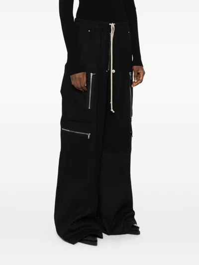 Rick Owens Cargobelas Straight-fit Pants In Black